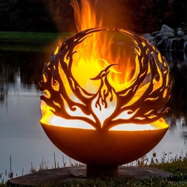 Wood Burning Metal Brasero Firebowl Firepit Wood Burning Metal Brasero Firebowl Firepit