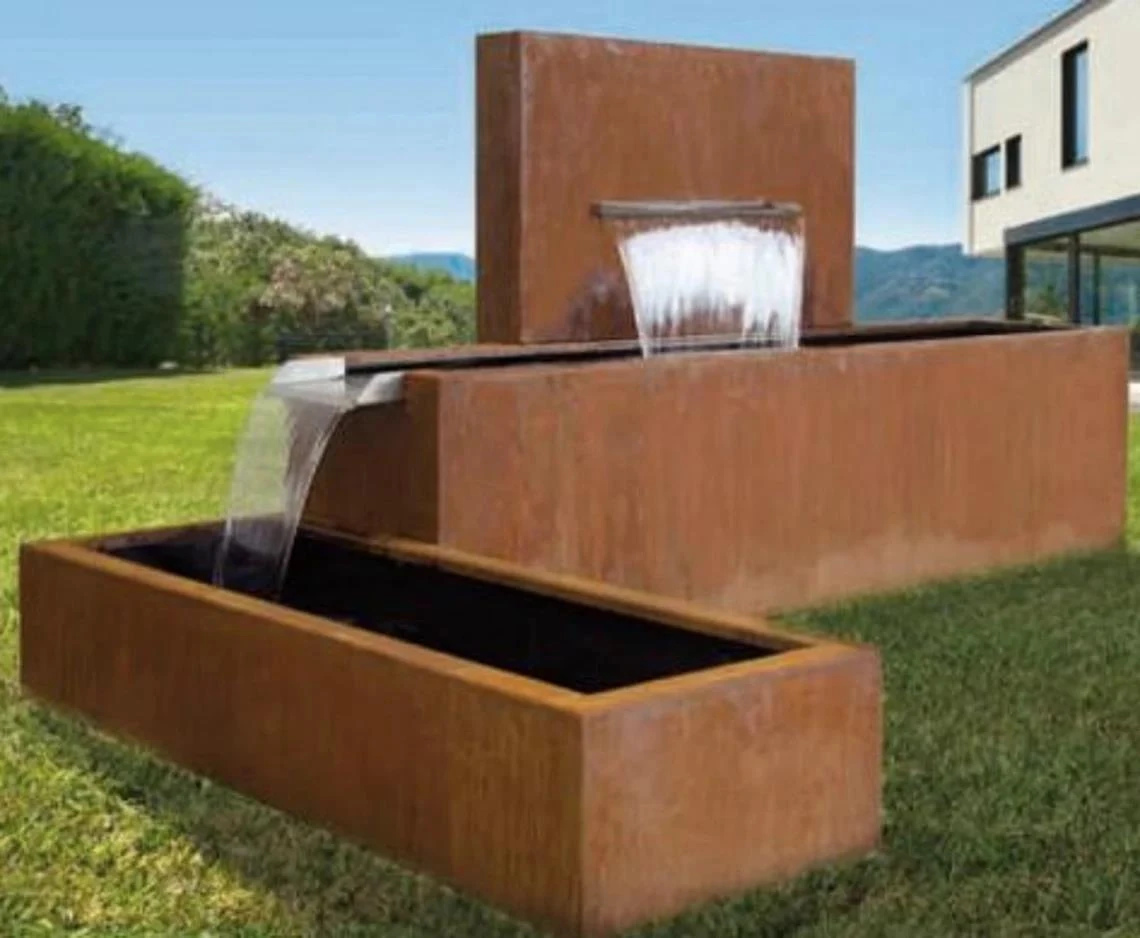 fountain corten fountain corten