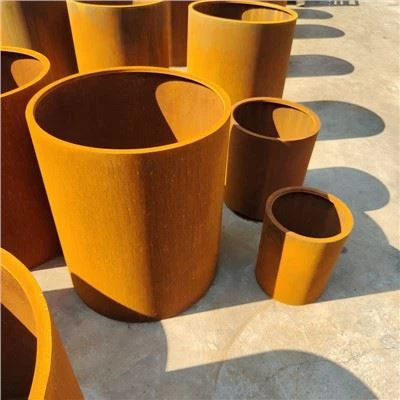 Corten čelična saksija