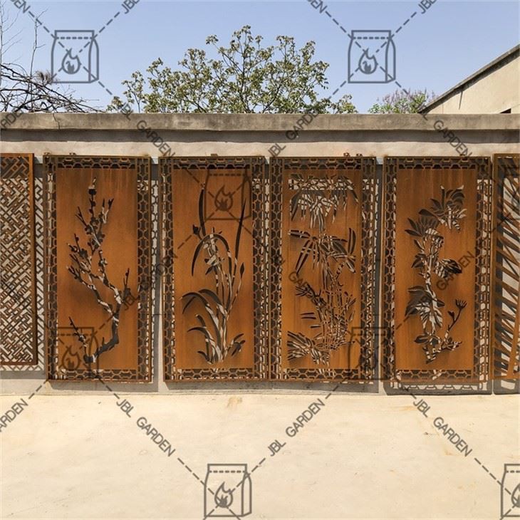 Metal Art Decration Corten Steel Screens