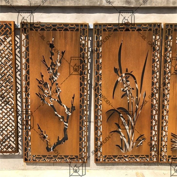 Metal Art Decration Corten Steel Screens
