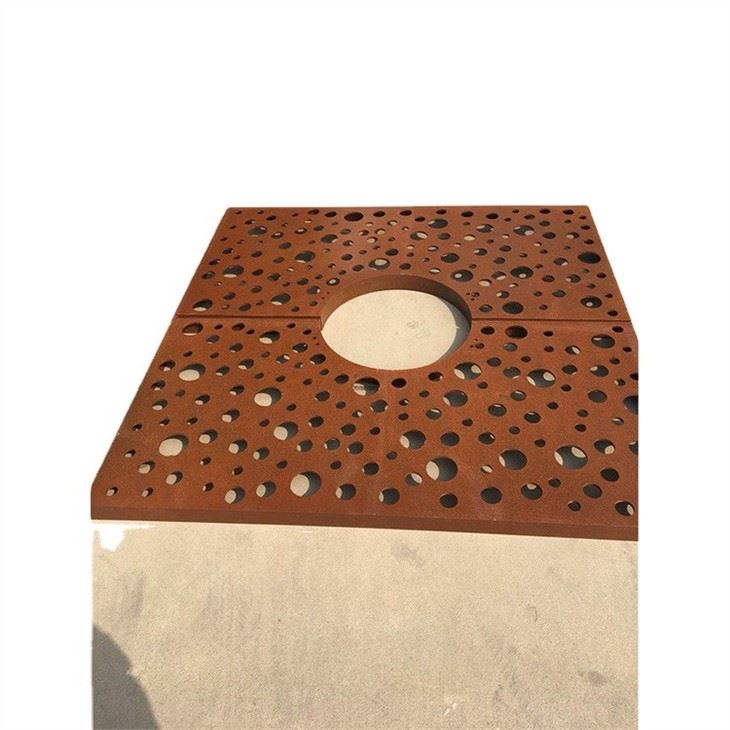Rusted Tree Grating