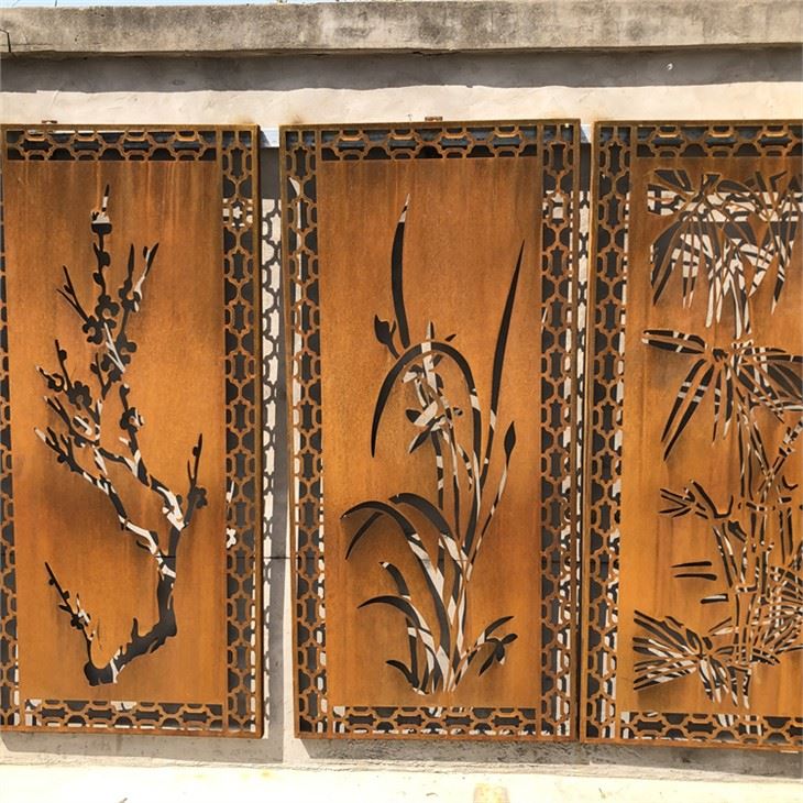 Novi dizajn Corten Steel Screen Fences