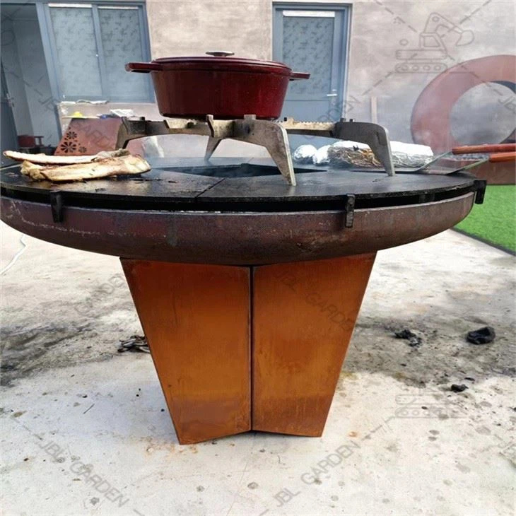 Round Fire Pit Cooking Grate