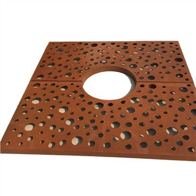 Prilagođena rešetka za bazen od Corten Steel Tree