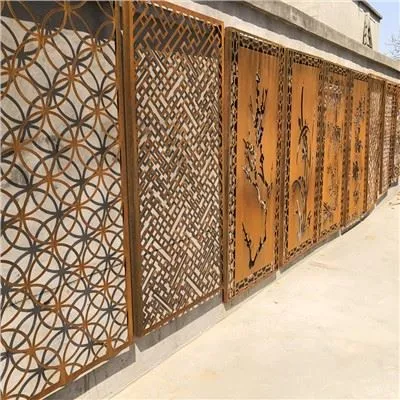 Corten Steel Dividers Screens