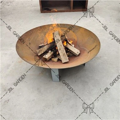 Corten Steel Fire Pit Burner Bowl