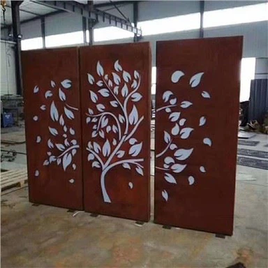 Corten Steel Garden Screens