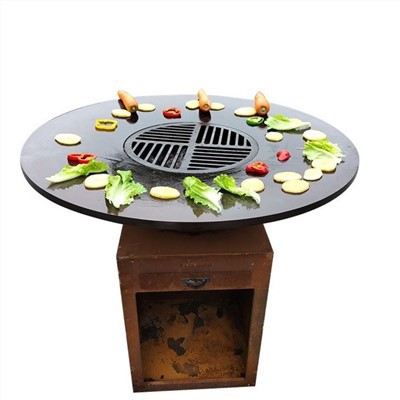 Corten Steel Heavy Duty BBQ