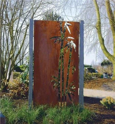 Corten čelična ograda