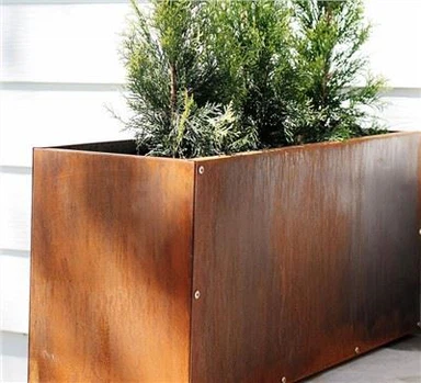 Corten Steel pravokutna kutija za sadnju