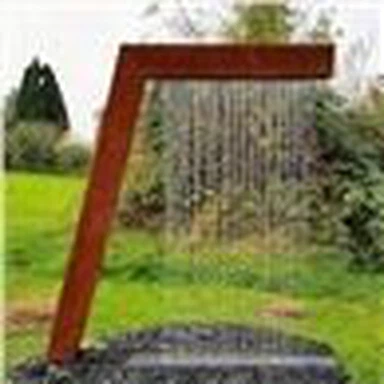 Dekoracija vanjska metalna fontana