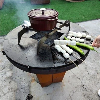 Round Fire Pit Roštilj