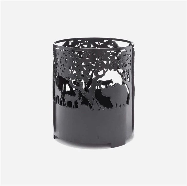 Black Tabletop Firepit