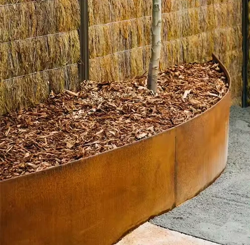 Corten Garden Edge factory