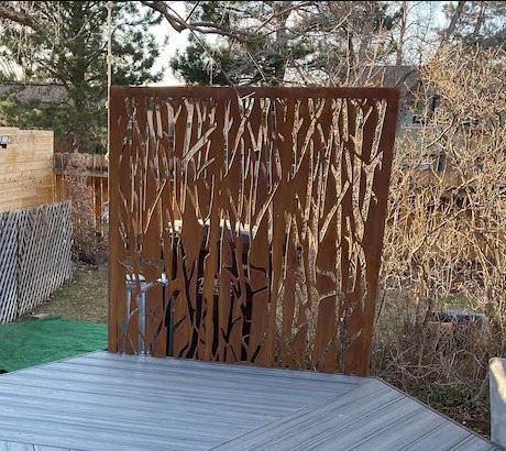 Corten Steel Decorative Screens Fence factory