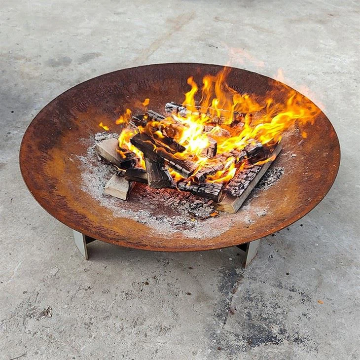 Corten Steel Fire Pit Fire Bowls factory