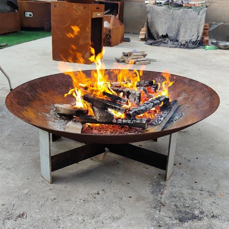 Corten Steel Fire Pit Fire Bowls factory