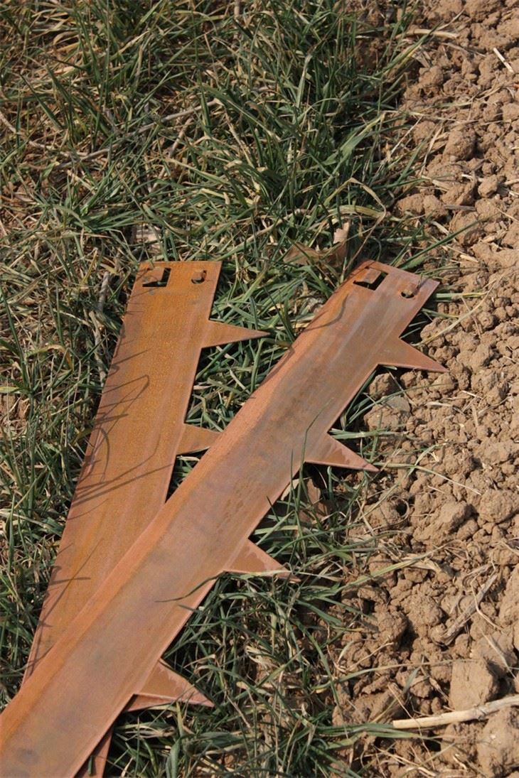Corten Steel Open Bottom Planter Bed factory