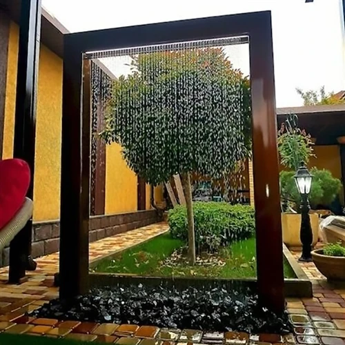 Kako Corten Steel vodeni element radi u vrtu?