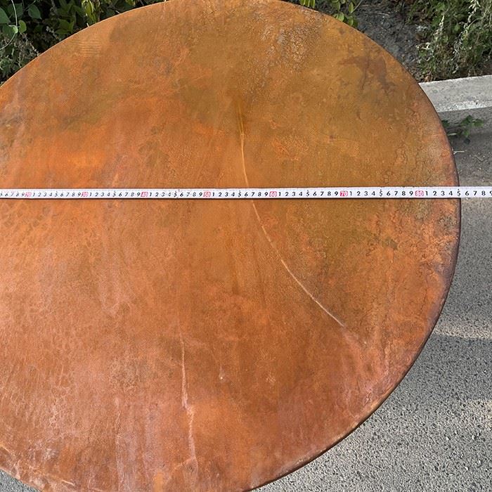 Large Corten Steel BBQ Grill factory