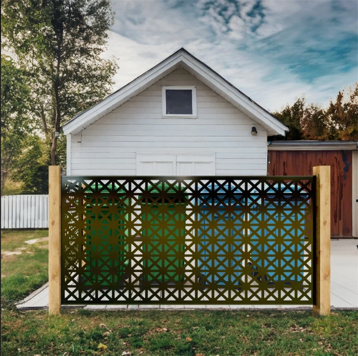 Metal Black Panel Screen