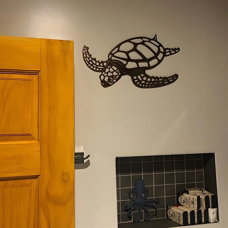 Metal Turtle Wall Art
