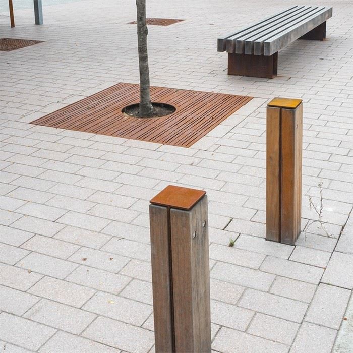 Moderna Corten Steel Tree rešetka