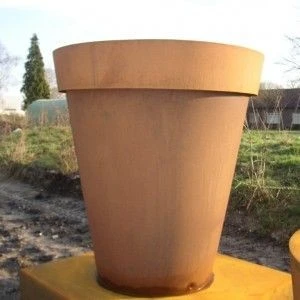 Rustic Style Rounded Flowerpot