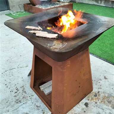 Bbq Rusty Corten Steel Fire Pits