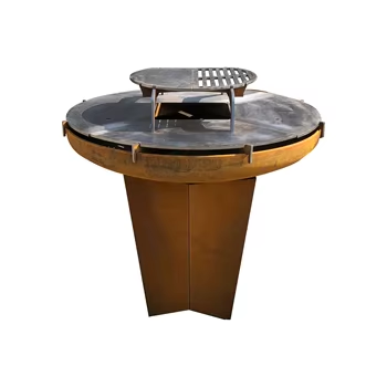 Roštilj za roštilj na drveni ugljen Corten Steel