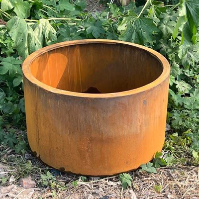 Kružna vanjska sadilica Corten Steel