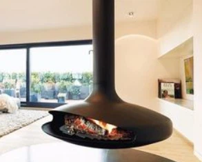 Suspendirani kamin na drveni ugljen