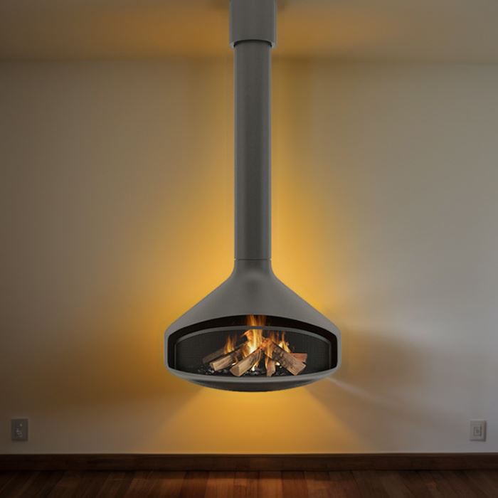 Čelični zidni kamin za grijanje