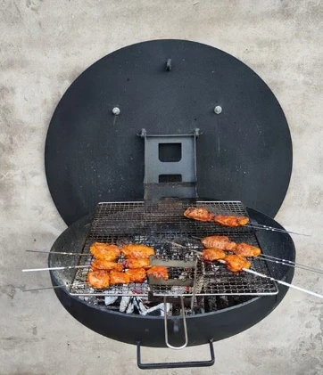 Wall Mounted Charcoal Grill